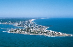 Vista Panormica de Punta del Este, Uruguay